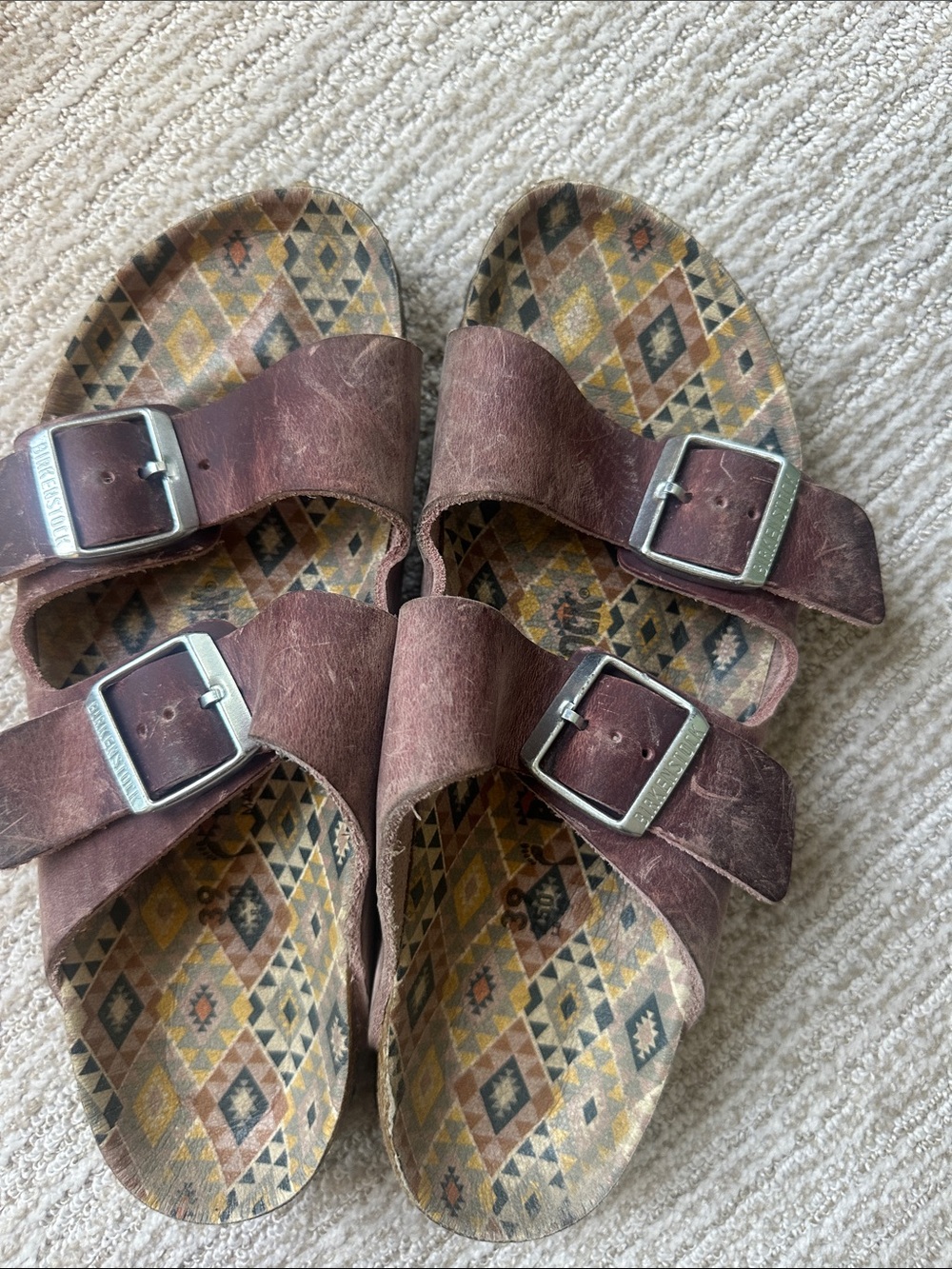 Birkenstock size 39 light purple sandals